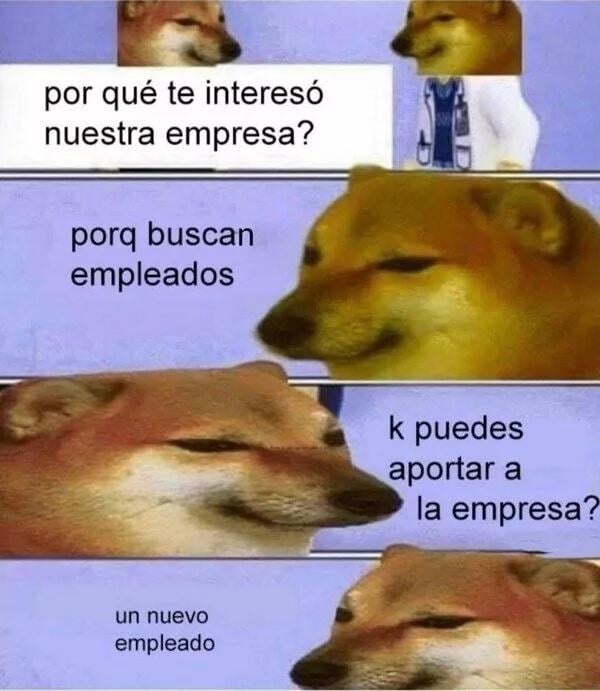 caras del perro de meme